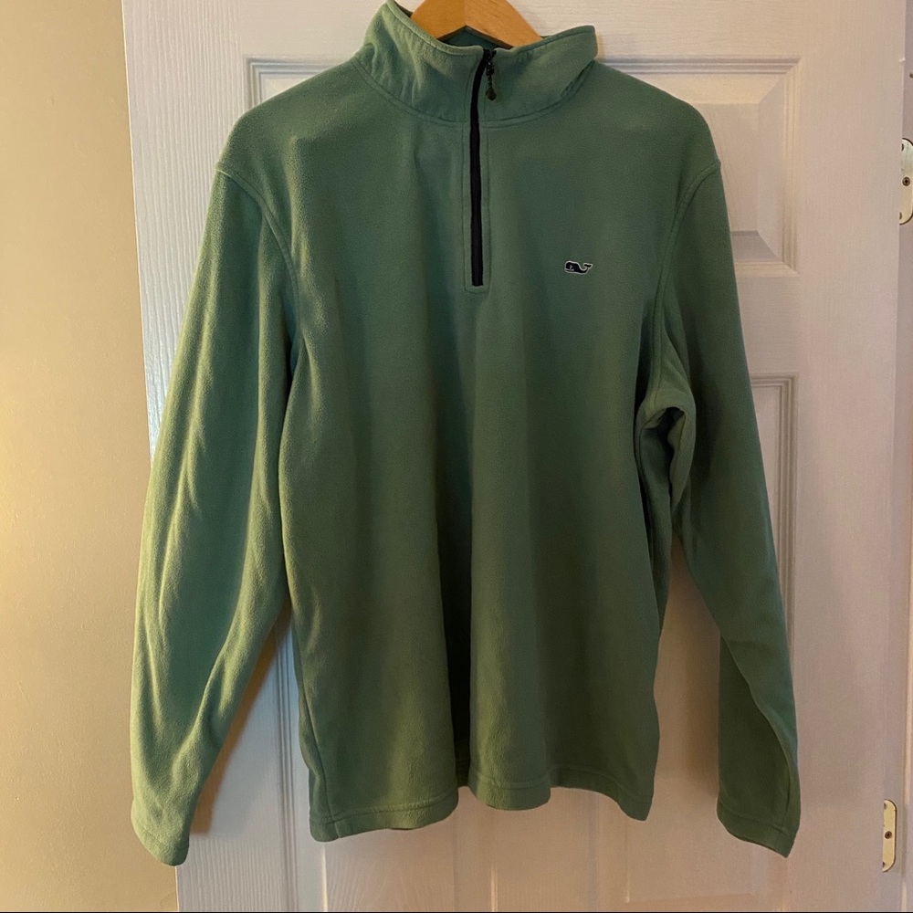 BARELY WORN Vineyard Vines Fleece 1/4 Zip! Size LG